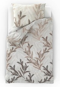 Kvalitex Saténové obliečky Luxury Collection Oksia béžová, 140 x 220 cm, 70 x 90 cm