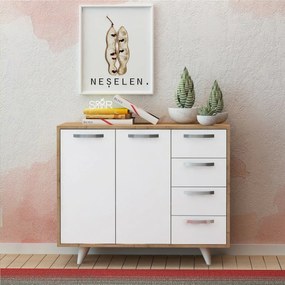 Skrinka Waga Oak and White