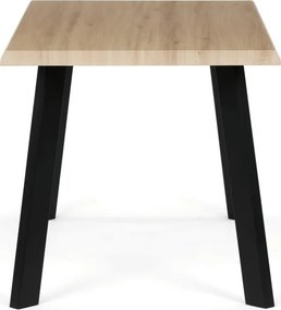 Jedálenský stôl 80x140 cm HT-F4514 OAK divoký dub