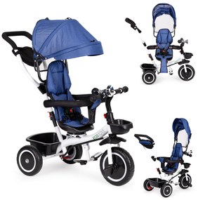 WELLHOX Otočná detská trojkolka 360° - fialová