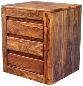 furniture-nabytek.cz - Drevený nočný stolík z masívu palisander 45x50x40