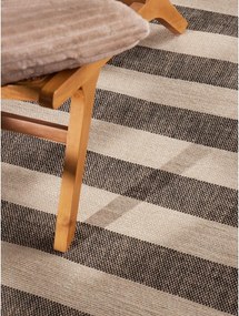 Čierny/krémovobiely obojstranný/ručne tkaný jutový koberec 200x300 cm Playa – Hanse Home