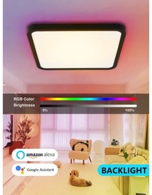 Immax NEO 07167-B40-LED RGBCCT Stmievateľné svietidlo 50W/230V Wi-Fi Tuya černá+DO