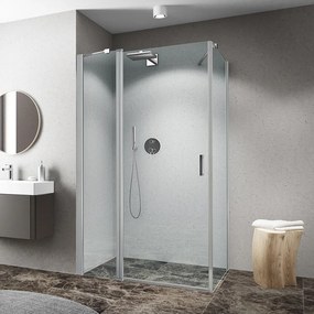 Roth Štvorcový alebo obdĺžnikový sprchový kút CI EPF+CI FXG, brillant - bez vaničky ROTH-Variant: šírka dverí: 80 cm, šírka pevnej steny: 80 cm, orie…