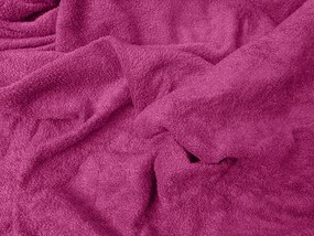 Froté plachta EXCLUSIVE purpurová 90 x 200 cm