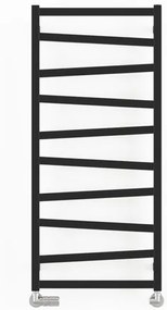 Radiátor kombinovaný House Level ZET 181x50 cm matná čierna HLZE1810050S905B