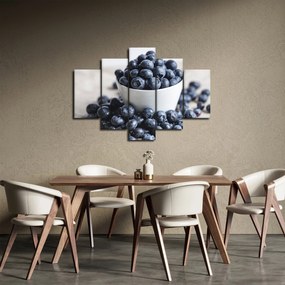 Obraz - Čučoriedky (150x105 cm)