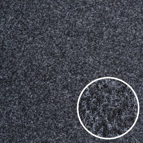 Betap, Metrážny koberec Primo Gel 78 antracit, záťažový, na mieru, šíře 4m, šedá, guma (gél - protišmykový), chodba / predsieň