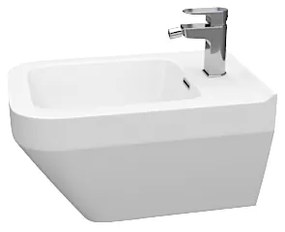 Cersanit Crea WC bidet závesný hranatý, biela, K114-010