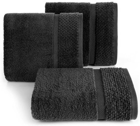 BAVLNENÝ UTERÁK VILIA 70X140 CM TMAVOSIVÁ