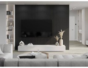 Mexen Lam-B, stenové lamely 275 × 31,5 cm, HDF doska 4 mm, čierna matná, S100-275317-2812-053