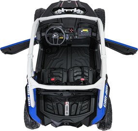 Ramiz Elektrická bugina Maverick Turbo RR pre deti modro-sivá + kolesá