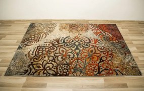 Koberec Polonia Boho červený / béžový