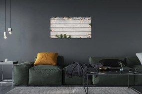 Obraz na plátne Vetvičky svetlé drevo 140x70 cm
