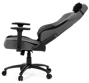 Autronic BONTEC Herné kreslo, hojdací mechanizmus, šedá látka, KA-F12 GREY2 Farba: Strieborná