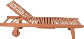 Drevené záhradné ležadlo v krémovo-prírodnej farbe San Diego – Garden Pleasure