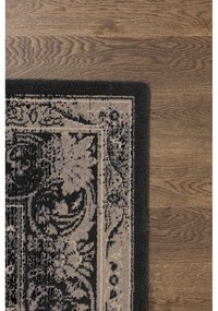 Tmavosivý vlnený koberec 100x180 cm Zana – Agnella