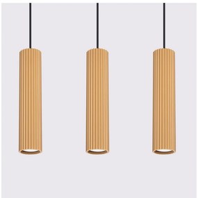 Závesné svietidlo v zlatej farbe Gleam – Sollux