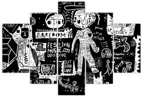 Obraz - Graffiti (150x105 cm)