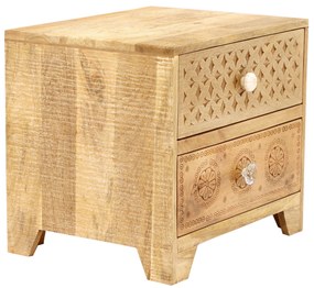 furniture-nabytek.cz - Drevený nočný stolík z manga 45x50x40