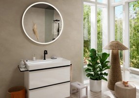 Hansgrohe Tecturis S, páková umývadlová batéria 150 Fine CoolStart EcoSmart+ s odtokovou súpravou, čierna matná, HAN-73340670