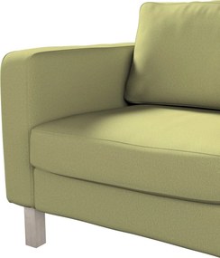 Poťah na kreslo Karlstad farba produktu zelená látka lesklá, zamatová