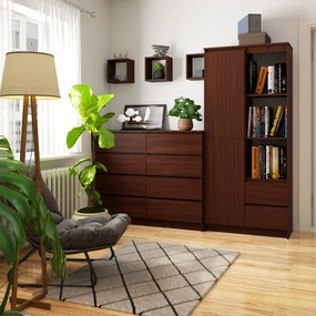 Skriňa Rexa 80 cm wenge