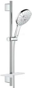 Sprchový set GROHE RAINSHOWER SmartActive na stenu s poličkou chróm 26591000