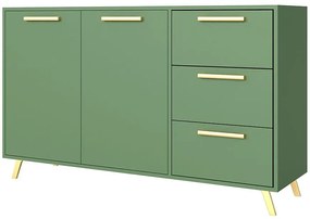 Komoda Bali 2 140 fľaškovozelená