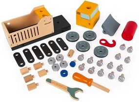 BricoKids - Drevené auto a stavebnica - Nákladné auto - 43 ks