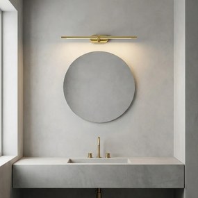 Toolight Toolight, LED nástenné svietidlo 60cm, 13W, 4000K, 1000lm, APP1890-1W, zlatá lesklá, OSW-66045