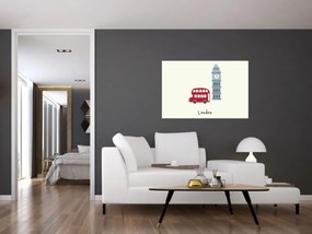 Obraz - Mestá Európy N⁰3 (90x60 cm)