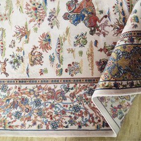 Koberec Exkluzívny Qum Silk 10 krémový