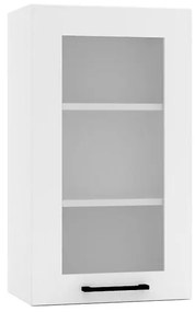 Kuchynská skrinka Denis WS40 PL biely satén mat/biela