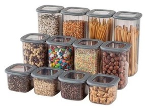 Plastové dózy v súprave 24 ks na potraviny Fresco – Hermia