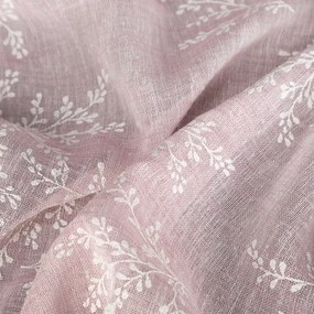 ZÁVES NA KRÚŽKOCH AMBER 140X250 CM RUŽOVÁ