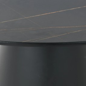 Jídelní stůl STELLA 120 cm černý mramor