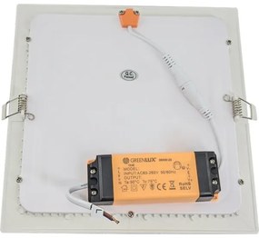 LED Kúpeľňové podhľadové svietidlo VEGA LED/24W/230V 3800K 29,8 cm IP44