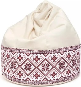 Sedací vak Viper Folk Outdoor TiaHome - krémovo hnedá