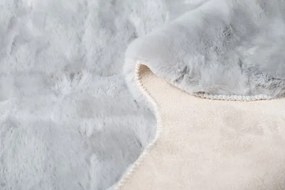 Koberček RABBIT FUR CLASSIC svetlosivý