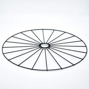 Luster na lanku MONTANA 1xE27/15W/230V pr. 45 cm čierna