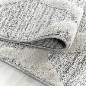 Ayyildiz koberce Kusový koberec Pisa 4703 Grey kruh - 160x160 (priemer) kruh cm