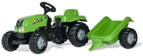 Šlapací traktor s vlečkou Rolly Toys 012169 zelený