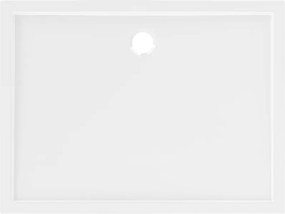 Mexen Flow obdĺžniková slim vanička 95 x 90 cm, biely lesk - 46R109095