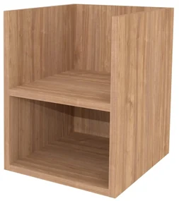 Mereo, Mereo Aira, kúpeľňová skrinka 40 cm, spodná, Multidecor, Light Select Walnut, MER-CN795SLSW1