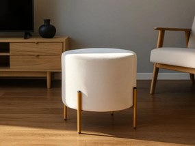 CH Taburetka na nožičkách Star - krémová