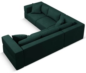 Zelená variabilná rohová pohovka Esther – Milo Casa