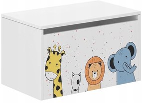 Detský úložný box so zvieratkami 40x40x69 cm