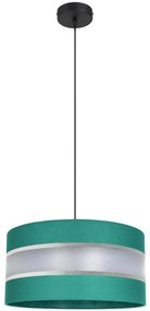 Luster na lanku CORAL 1xE27/60W/230V pr. 40 cm zelená