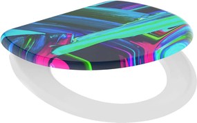 Eisl Sanitär WC sedátko Duroplast Soft Close Neon Paint 82191